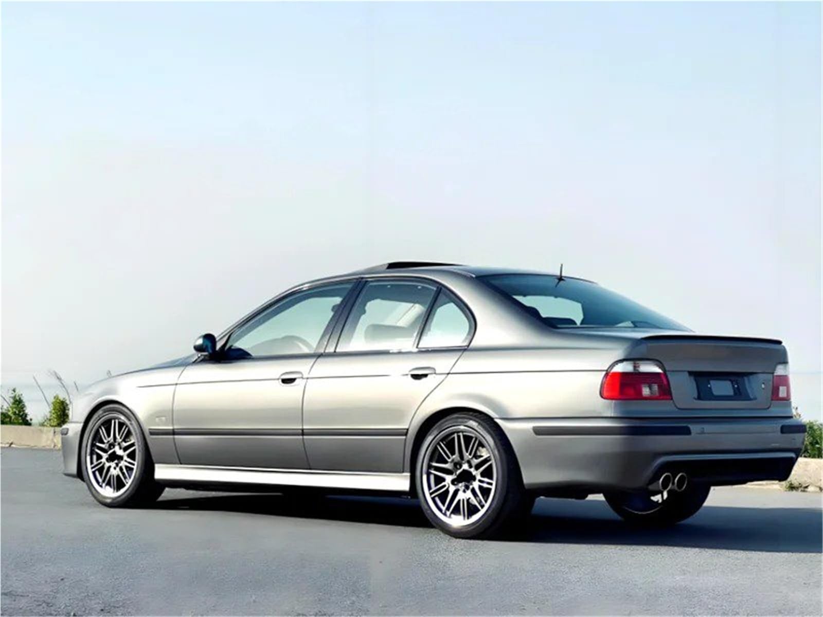 Dla B&MW Seria 5 E39 M5 520i 525i 530i 1996-2003 Lotka Tylny Spoiler Bagażnika Skrzydło Na Klapie Akcesoria Karoserii Tylny Spojler Dachowy Spoiler Trunk Wing