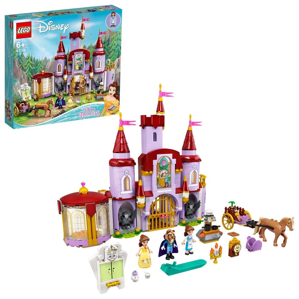 LEGODisney Princess Belle and the Beast’s Castle 43196 Building Kit (505 Pieces)