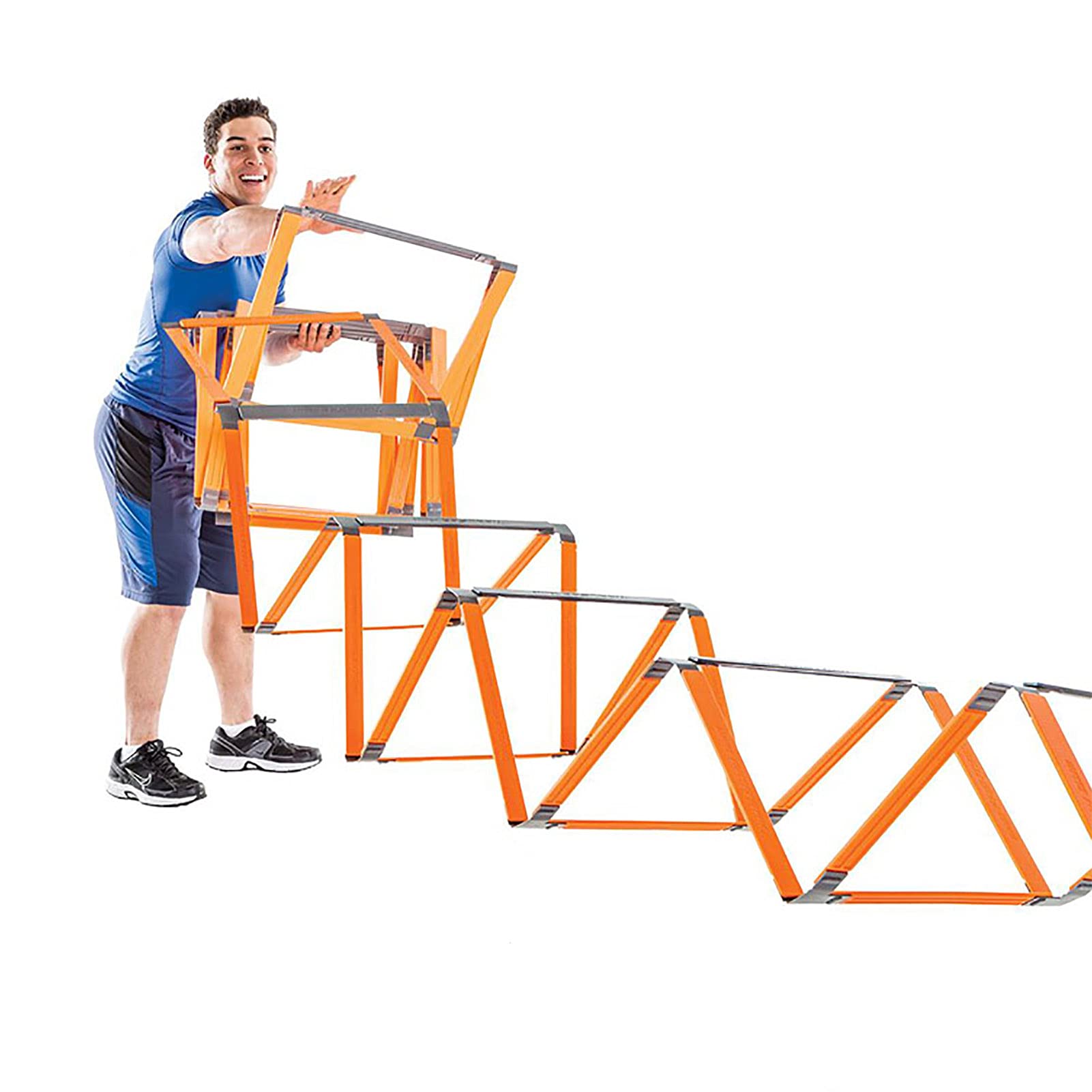 Scaletta for agilità, Pieghevole, da 5 m, for Allenamento con flessibilità di velocità, Gioco Gambe