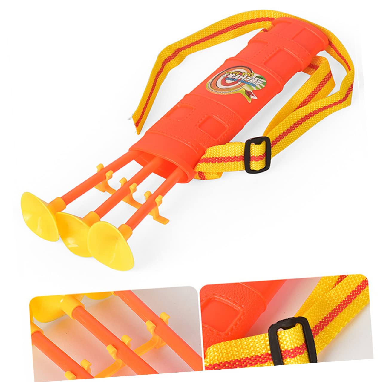 UPKOCH Suction Cup Set Safe Outdoor and Arrow Playset with Suction Cup Arrows and Clip for Boys for Indoor and Outdoor Fun