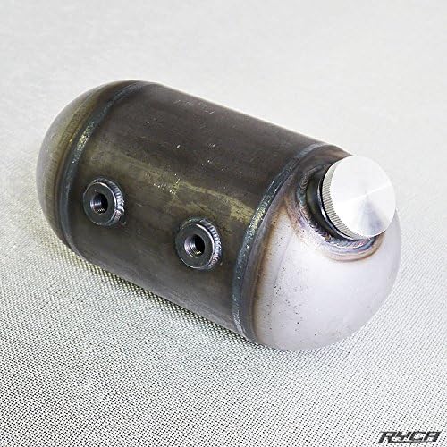 TC Bros 5 inch Round Pill Style Chopper Oil Tank Universal Fit
