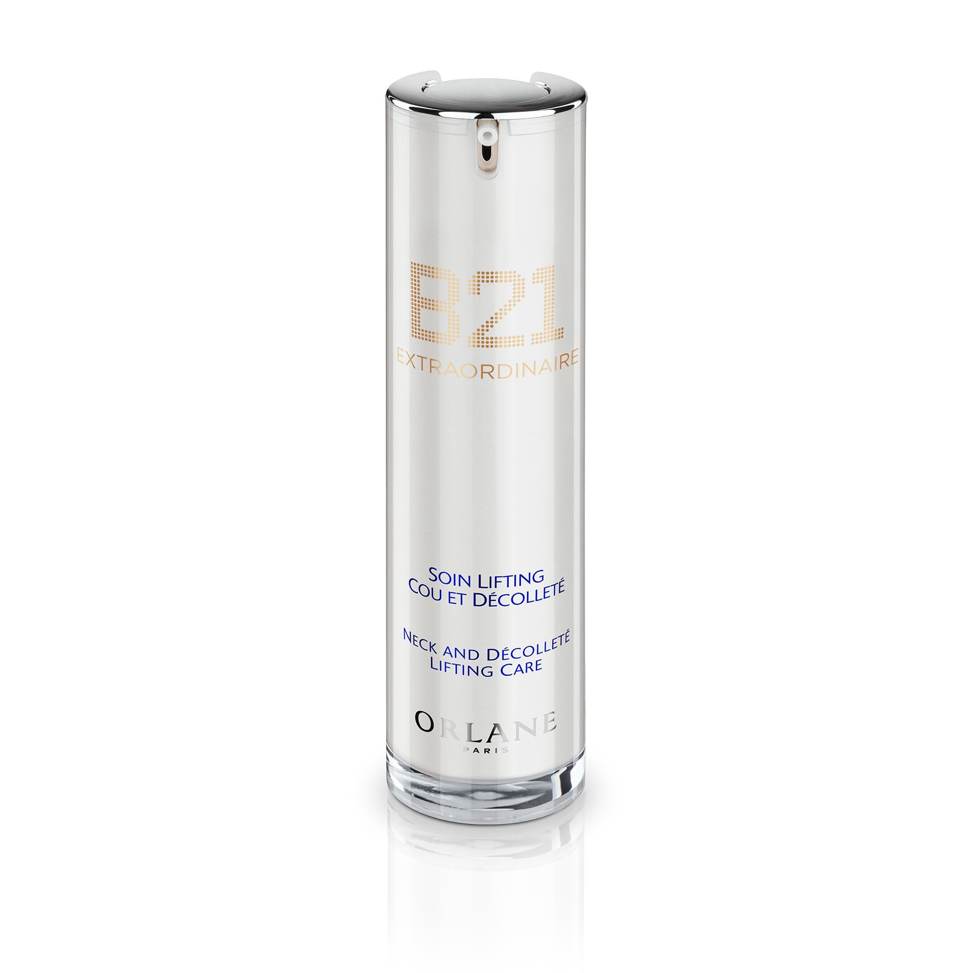 B21 Extraordinaire Neck and Décolleté Lifting Care, Advanced Anti-Aging Treatment, Exclusive Youth Reset Complex, 21 Amino Acids from Pale Iris Stem Cells 50ml, 1.7oz