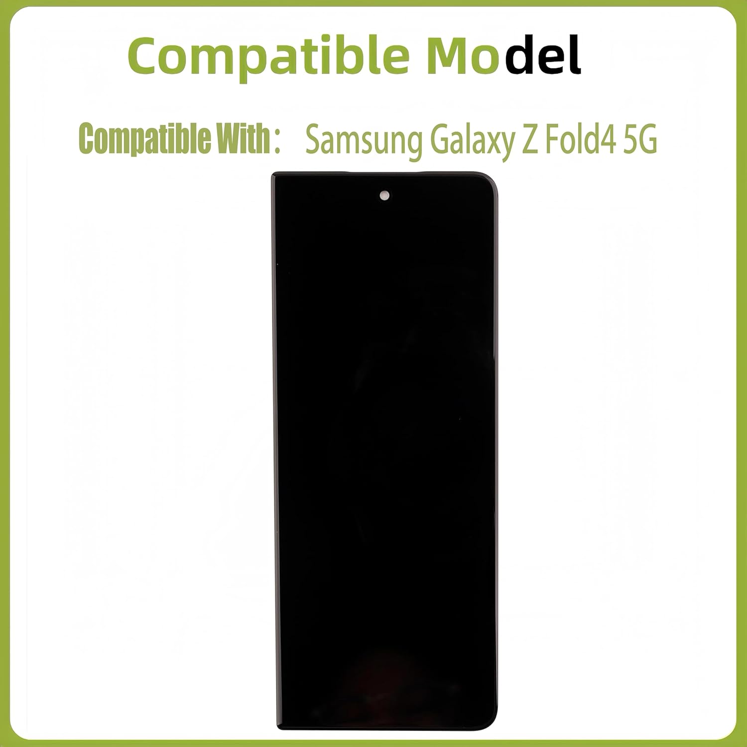 LCD Display [with Fingerprint Function] Compatible with Samsung Galaxy Z Fold 4 5G [7.6 inch] Screen Touch Digitizer Assembly LCD Display with Repair kit