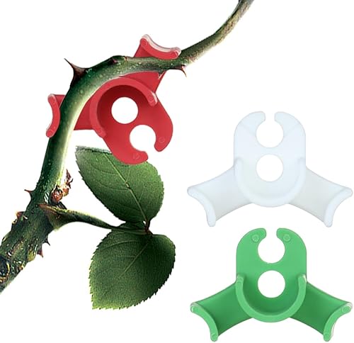 Miniatura 2 de Clips para plantas de 90 grados, ajustable, 30 unidades, ángulo de vástago de baja presión y controlador de altitud para plantas o verduras de