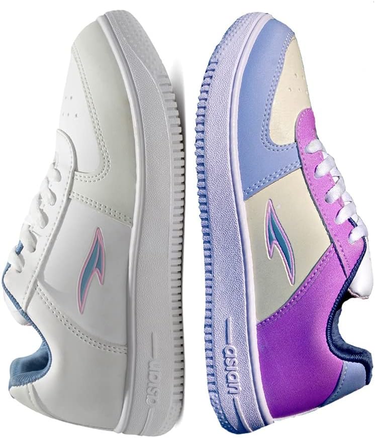 ASIAN Women's Trendy-21 Casual Sneaker Colour Changing Shoes with Extra Cushion Lightwight Lace-Up Shoes for Women's & Girl's