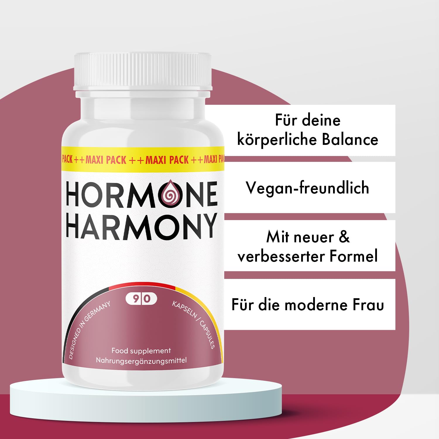 Home Harmonie Kapseln | für die moderne Frau | Top Qualität & Reinheit | Inhalt 90 Kapseln