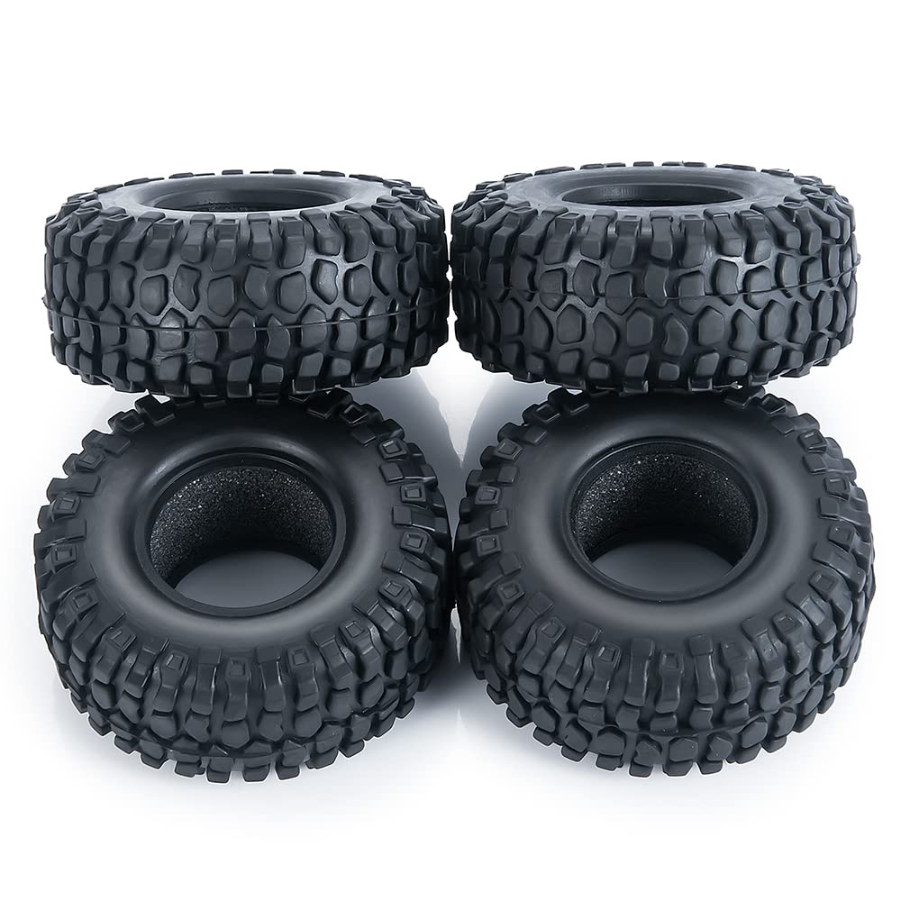 RCLions 4-Piece Aluminum Alloy RC Beadlock Wheel Rims – Upgrades For 1/24 Axial SCX24 RC Crawler Cars - View #3