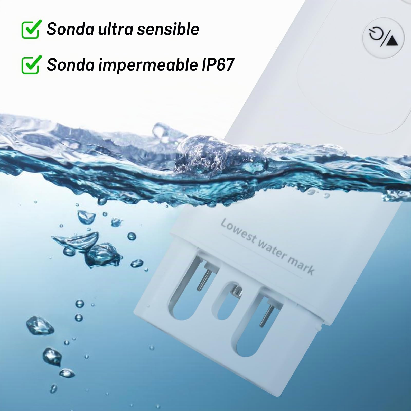 Probador de calidad del agua para agua potable, medidor TDS portátil 6 en 1 TOC, COD, EC, UV275, Temp&TDS, probador digital de calidad de agua potable para el hogar, RV, senderismo, camping, viajes,
