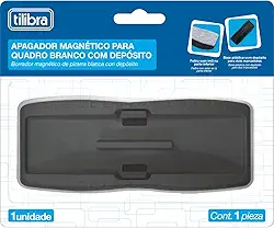 Tilibra - Apagador Magnético de Quadro Branco com Depósito - 1 un
