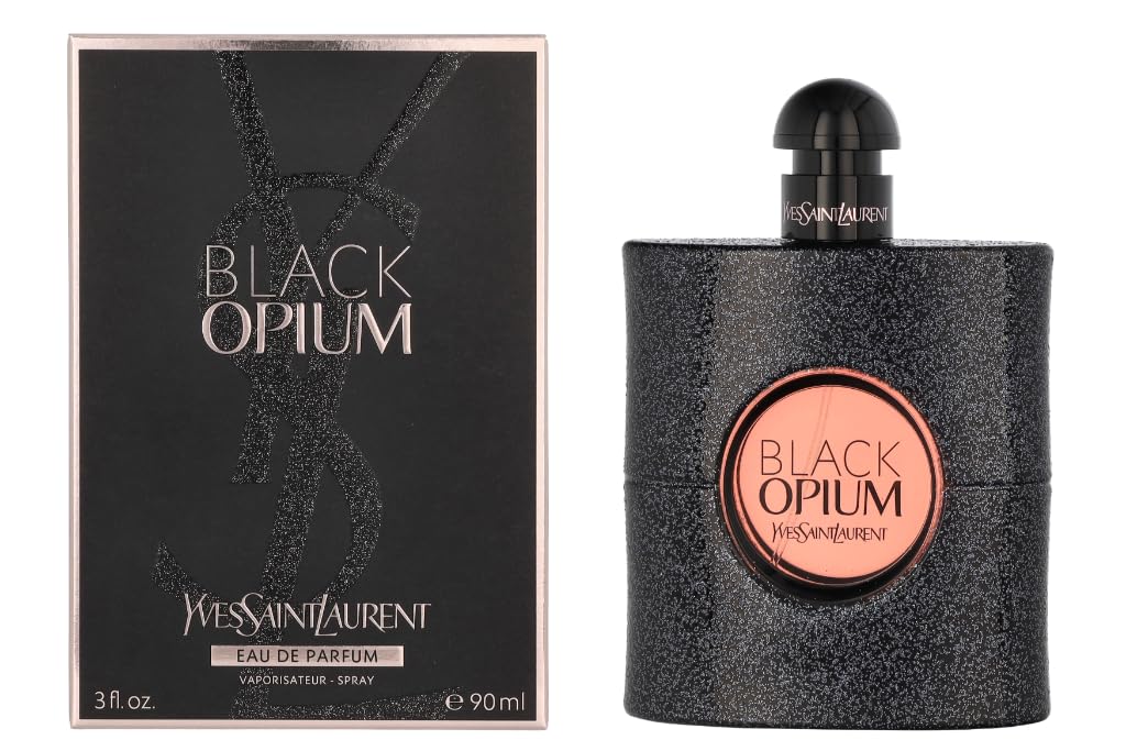 Yves Saint Laurent Eau De Parfum Spray for Women Black Opium 3 Ounce