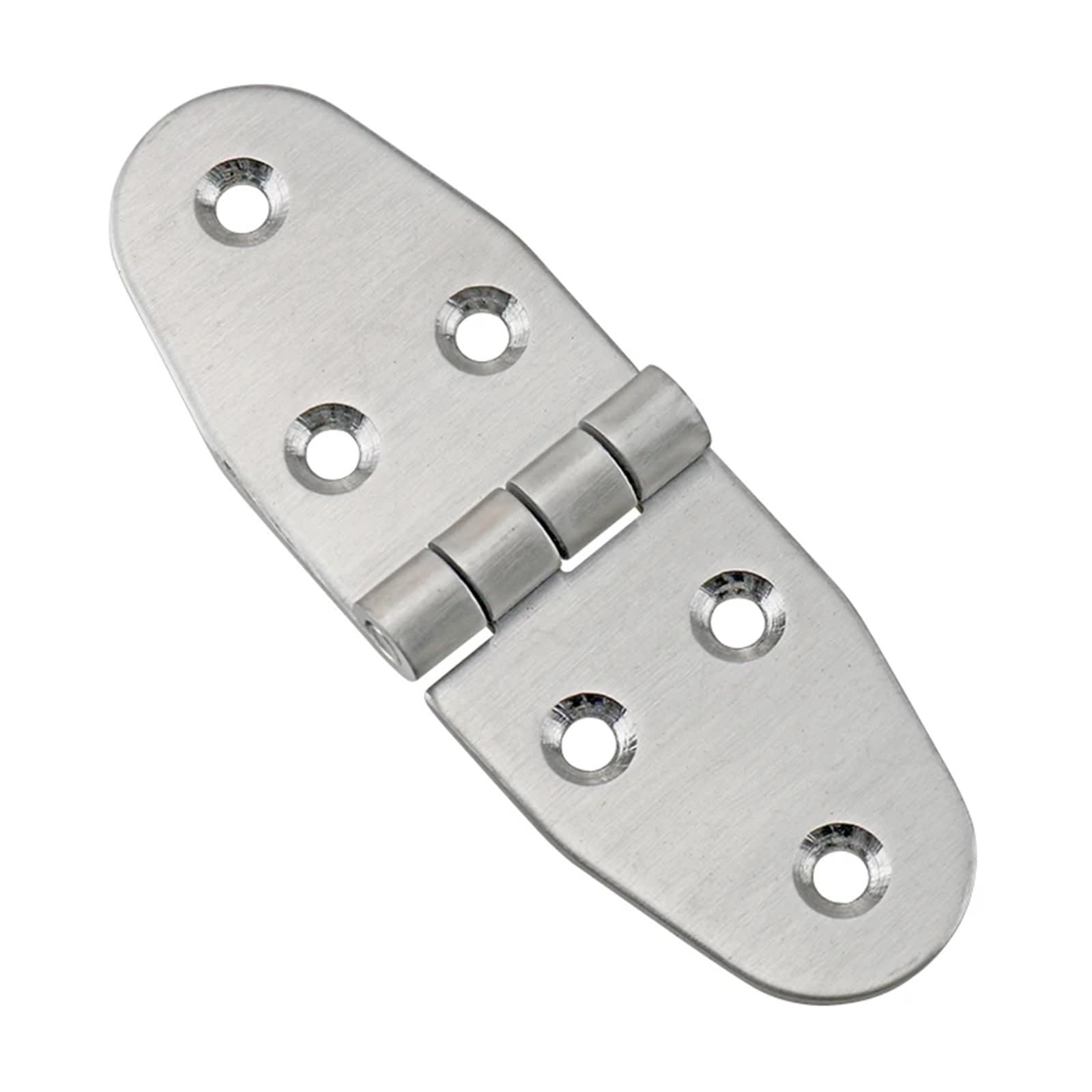 Charnière industrielle inox plaque tournante et coin arrondi pour accessoire mécanique