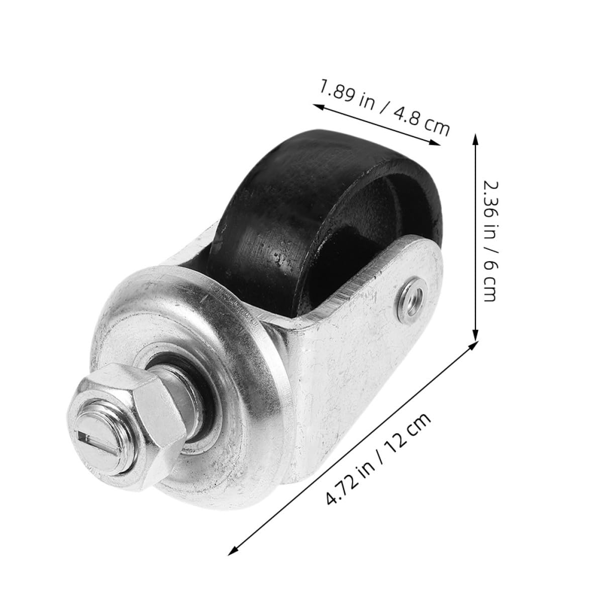 STOBAZA Schwerlast Kugelrollen Stabile Lenkrollen 2 Stück mit 16mm Gewindestange für Einfache aus Metall für Wagenheber in Verschiedenen Arbeitsbereichen
