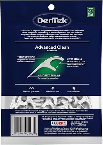Miniatura 3 de DenTek Triple Clean Advanced Clean - Púas de hilo dental (90 unidades, 5 unidades)