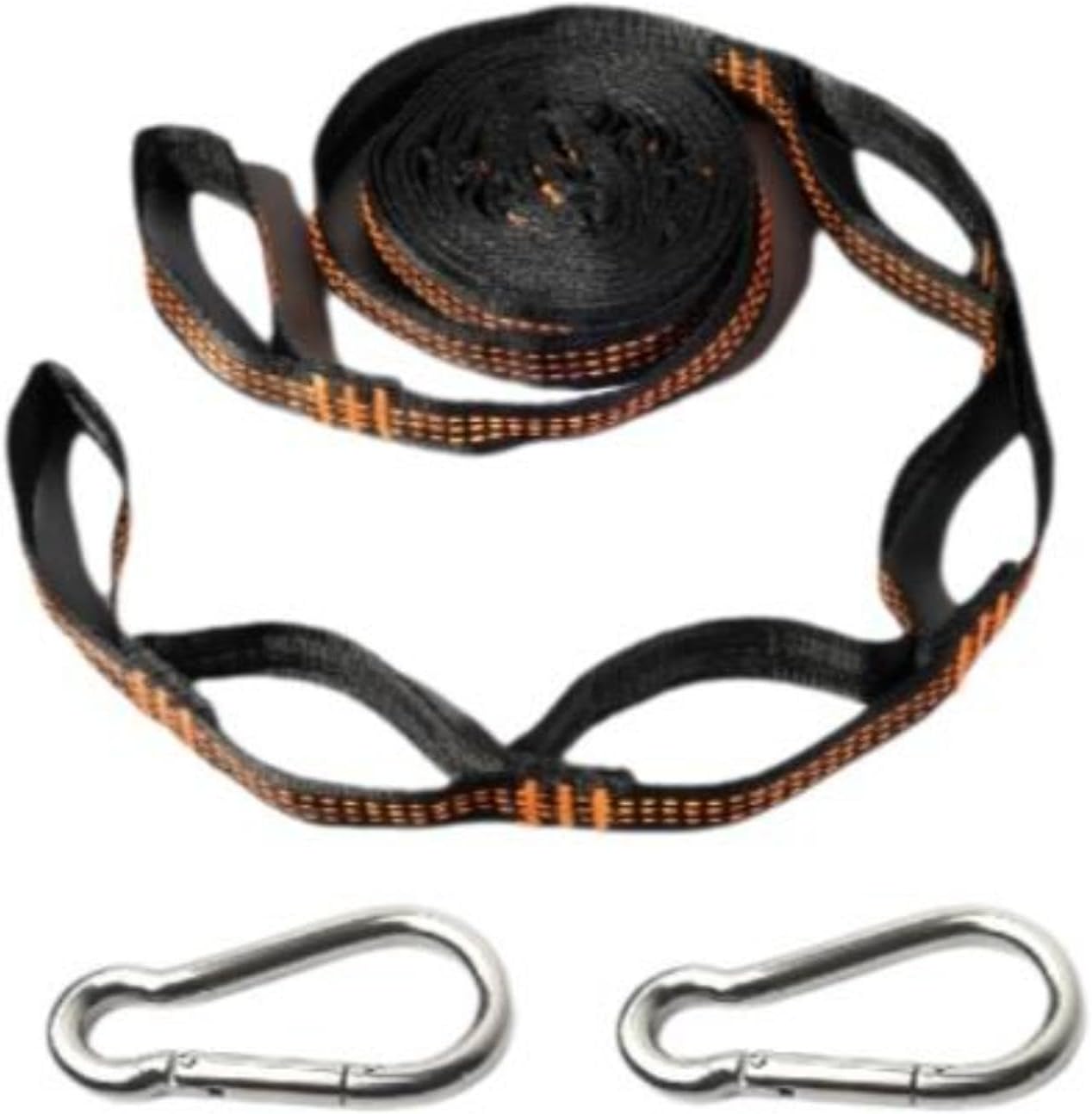 Outdoor swing adjustable strap, quick installation, sturdy duty, camping Orange 2 Buckles|Sofas, Loveseats & Chaises|Home & Garden