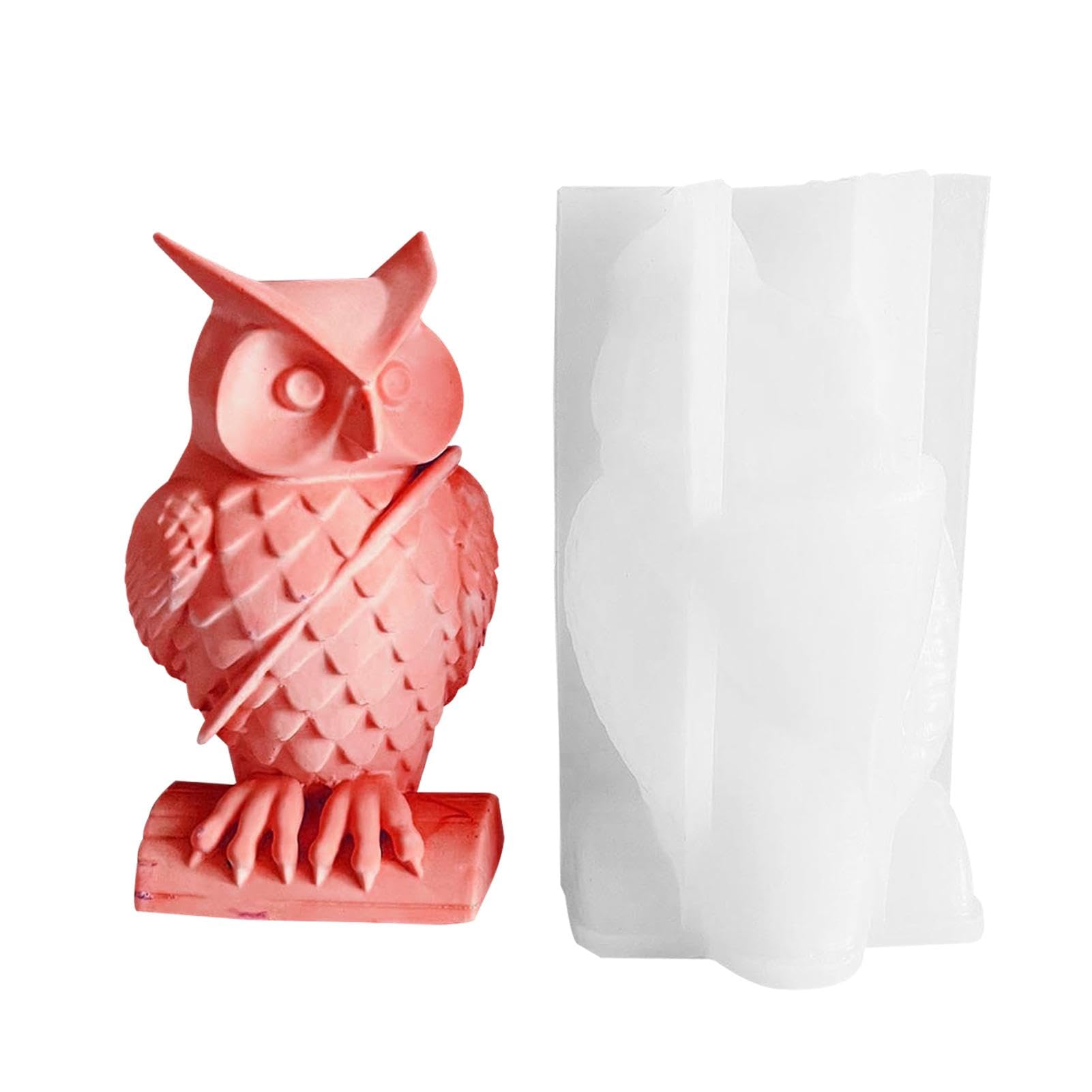 Stampo per candele in silicone 3D passero a forma di uccello, creazione di sapone, ornamenti in gesso, scultura di sale, stampi per aromi in resina, artigianato, articoli per la casa  15