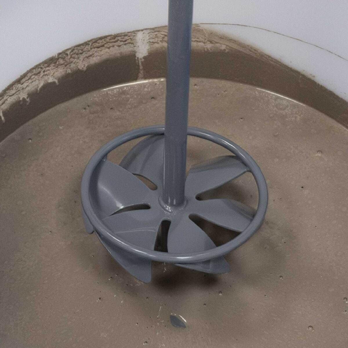 blizz-z Profi Schaufelrührer Turbomix (M14) Länge: 610 mm x Ø 120 mm | für Rührgut: 20-40 kg | Turbinenschaufeln aus verzinktem Stahl, pulverbeschichtet