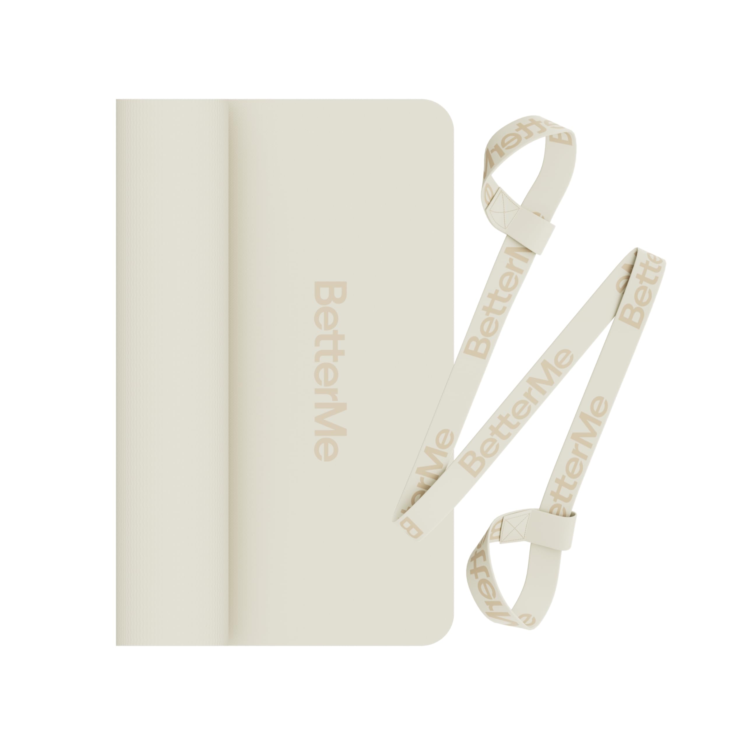 BetterMe Yoga Mat - Non-Slip Exercise Mat for Women - Cushioned Pilates Mat for Home Workouts, Stretching & Hot Yoga - Portable Fitness Mat with Strap