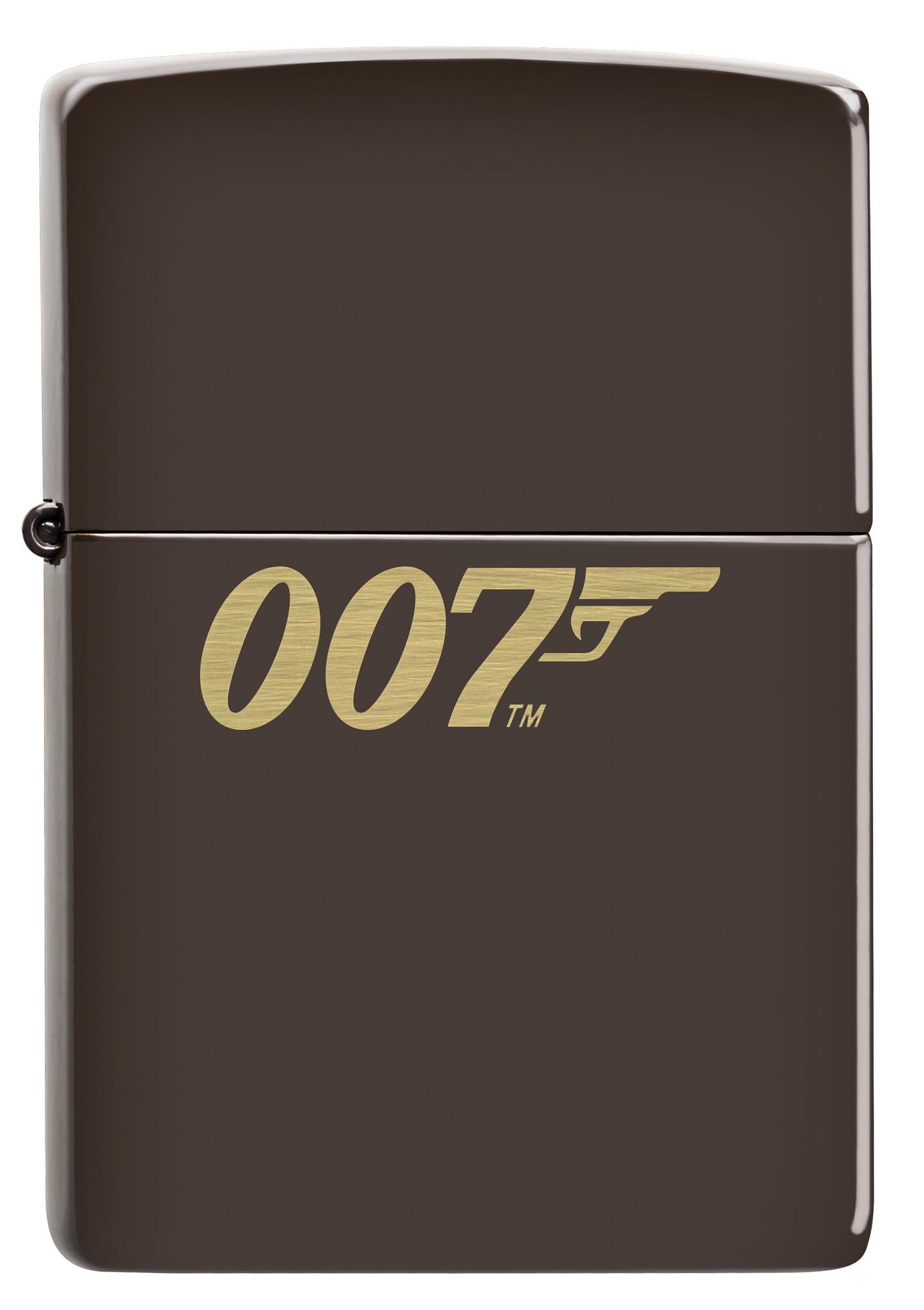 Zippo Windproof Lighter, James Bond Design, Brown, Laser Engraving, Refillable, Reusable, Windproof Design - Image 2