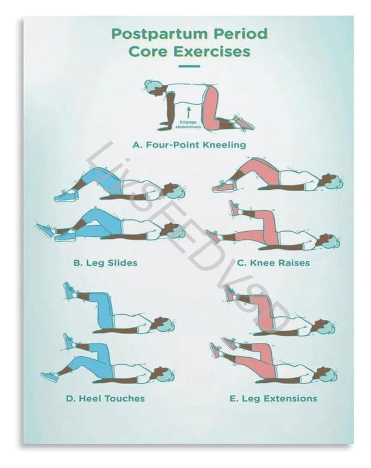 SSOPTMCB Essential Prenatal Yoga Poses Poster Pregnancy Yoga Benefits And Safe Guide For Moms(Framed,12x18inch(30x45cm))