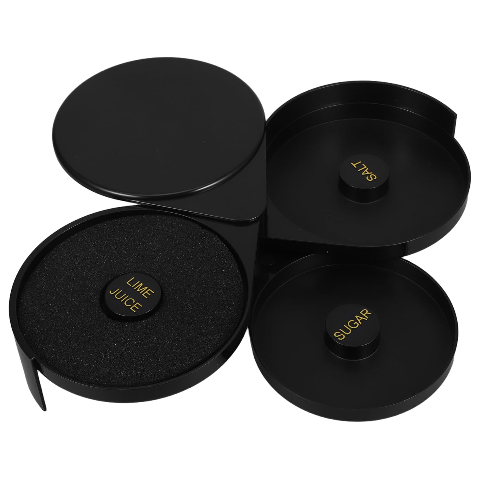 Boîte à assaisonnement plastique compacte pour le sel et sucre de bar - 8