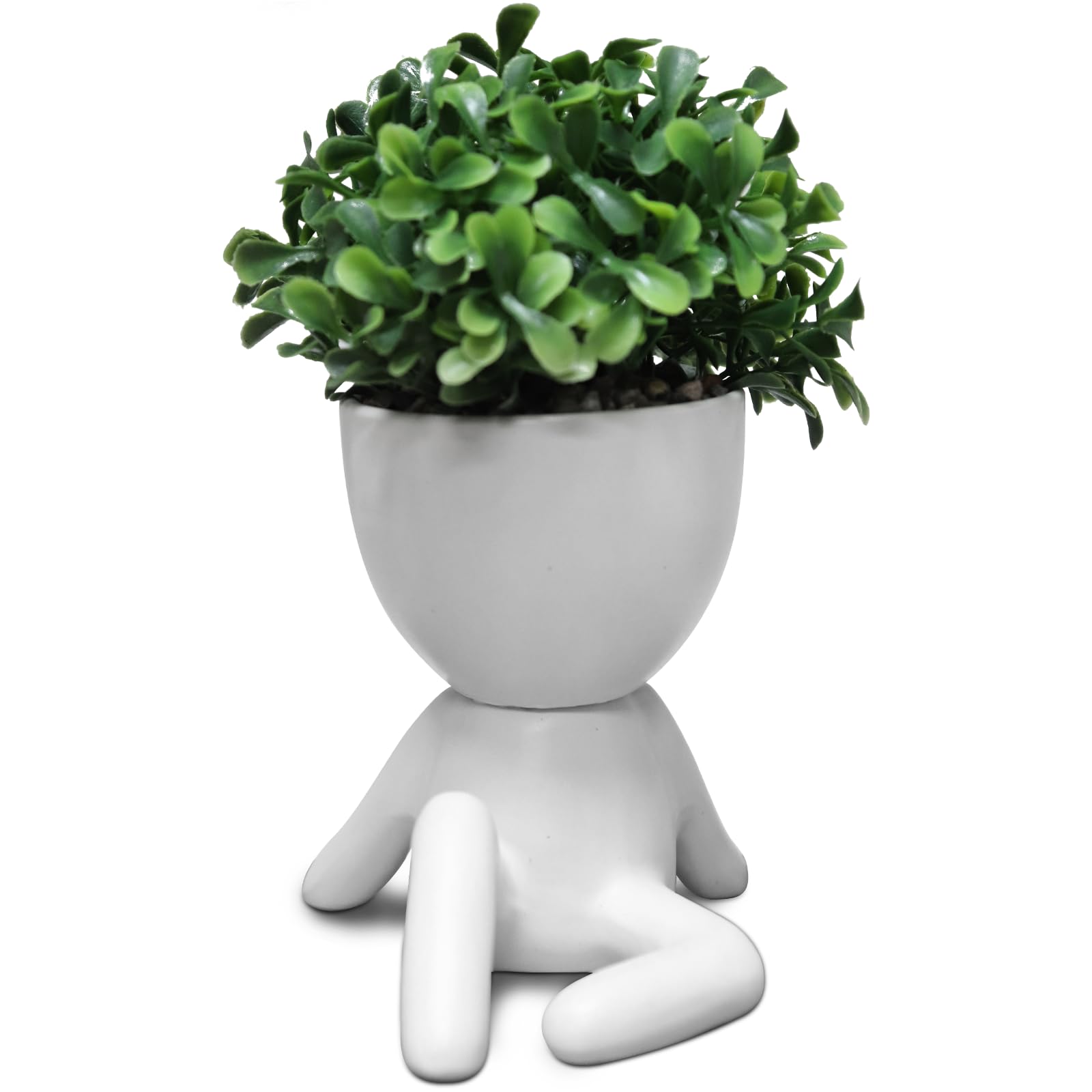 Zerzsy Desktop Plant for Women Office Decoration Fake Plant Succulents Artificial for Home Bathroom Living Room Office Decor Small Fake Plants Decor