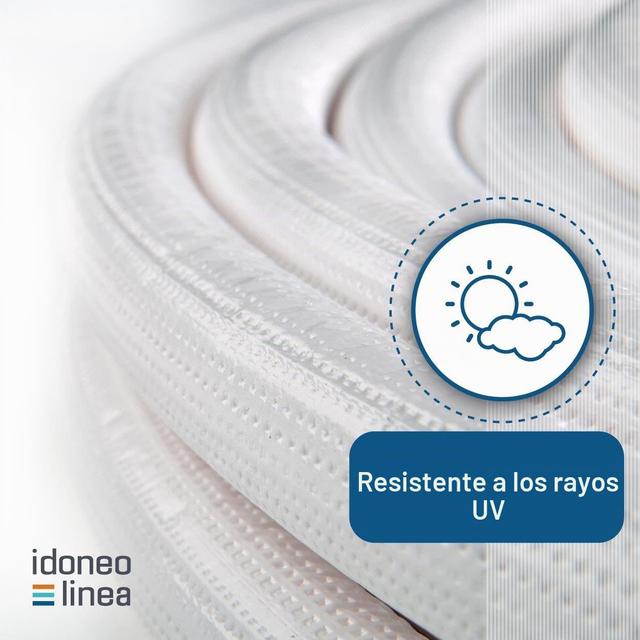 Conducto de refrigerante de 1/4" + 3/8" 1-25 m, doble preaislado, tubo de cobre, tubos de cobre, sistemas de refrigeración 9000/12000, tubo de frío, conducción climática, flexible (sin