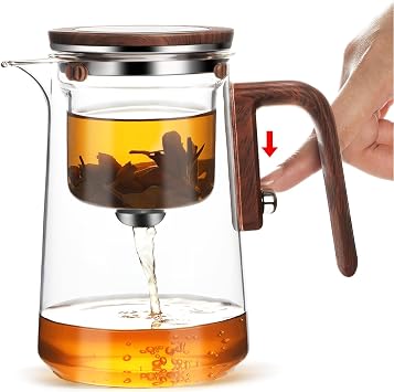 800ml Witchcraft Glass Teapot with Magnetic Water Separation Design