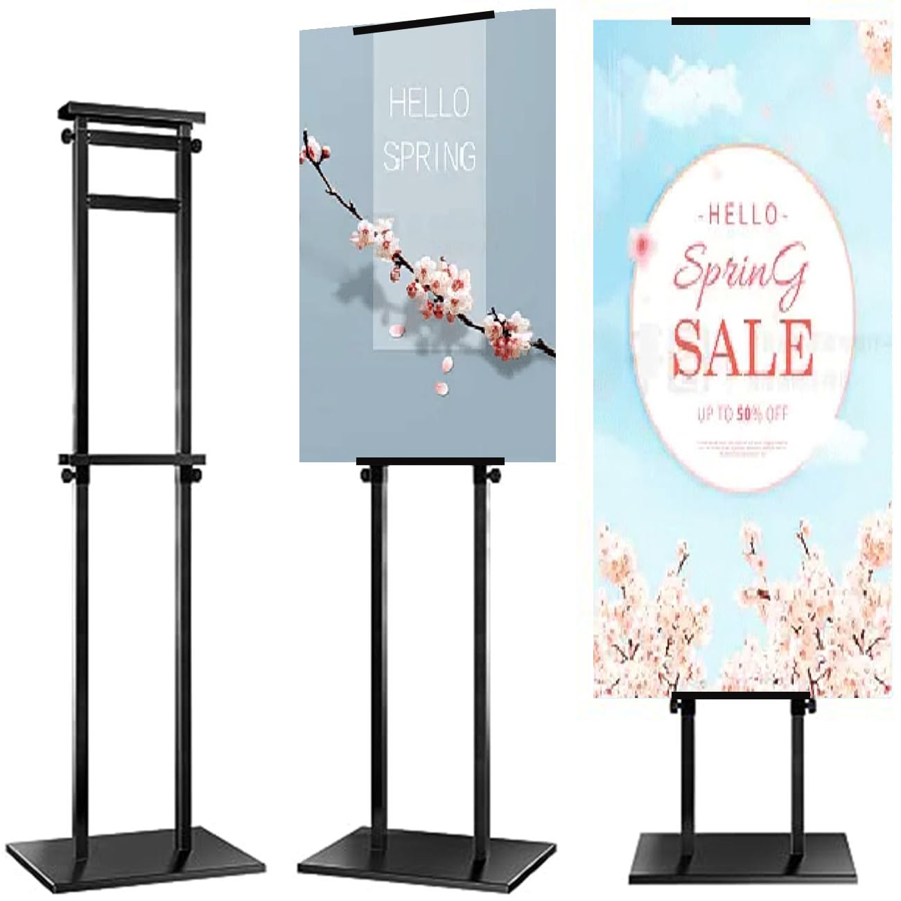 立て看板 ブラックボード メニュースタンド 掲示板 看板 スタンド 看板 案内 スタンド 立て看板 スタンド 屋外 看板 屋外用 メ OUTNEE  両面立て看板 ポスタースタンド スタンド看板屋外 パネルスタンド 調節可能高さ190 cm 重い案内板 メニュースタンド お知らせボード ...