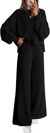 BTFBM Women Fall Fashion 2025 2 Piece Outfits Sweatsuit Set Jogger Sweatpants Matching Lounge Sets Airport Tracksuit