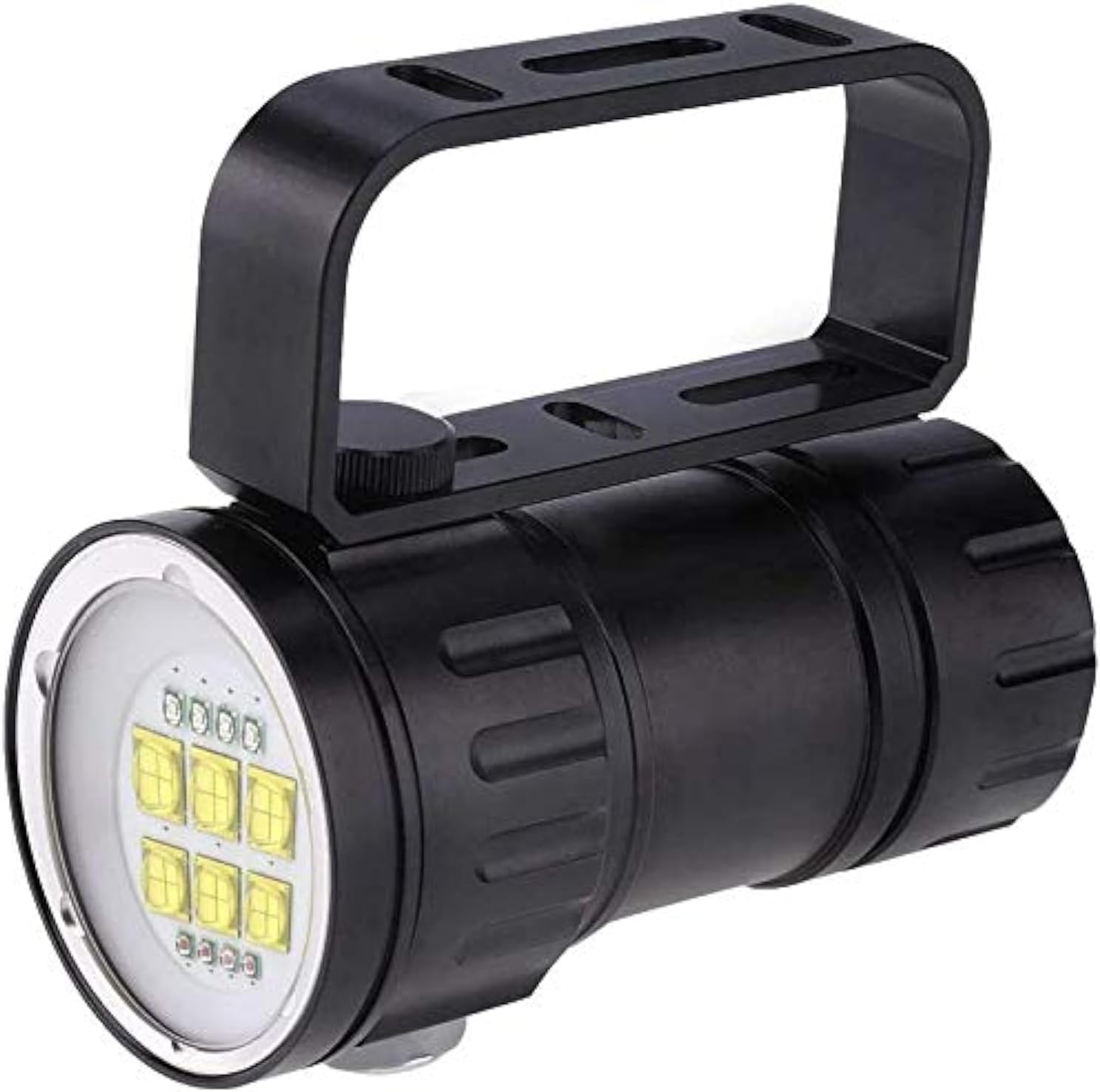 eecoo Diving Flashlight, 28800 Lumen IPX8 Waterproof Diving Torch Scuba Dive Lights 500M 7Modes 120 Degree Wide Beam Angle Underwater LED Flashlight for Outdoor Under Water Sports