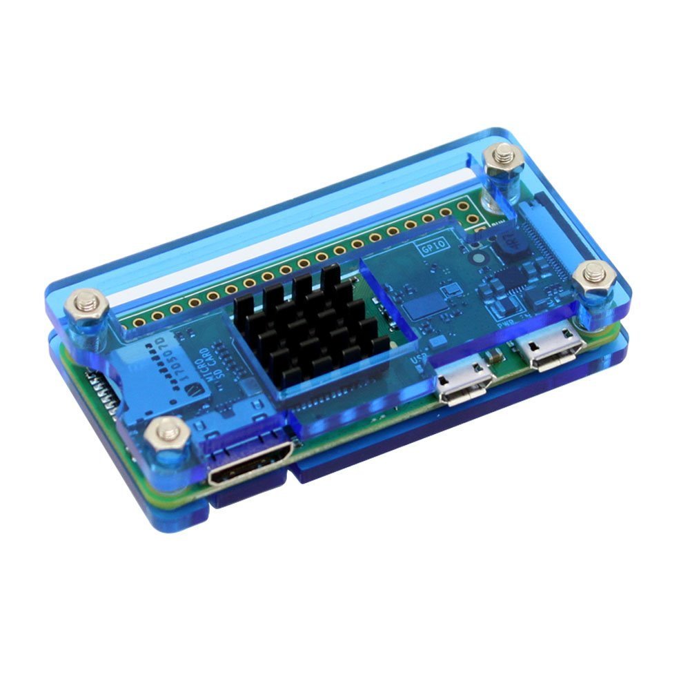 REES52 Raspberry Pi Zero/2W Starter Kit for Raspberry Pi Zero W and Pi Zero 1.3 (Acrylic Blue)-picture-12