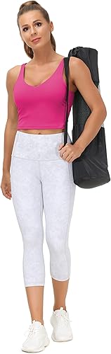 Miniatura 6 de THE GYM PEOPLE - Brasier deportivo para mujer de línea larga, sin alambres, con relleno y soporte medio