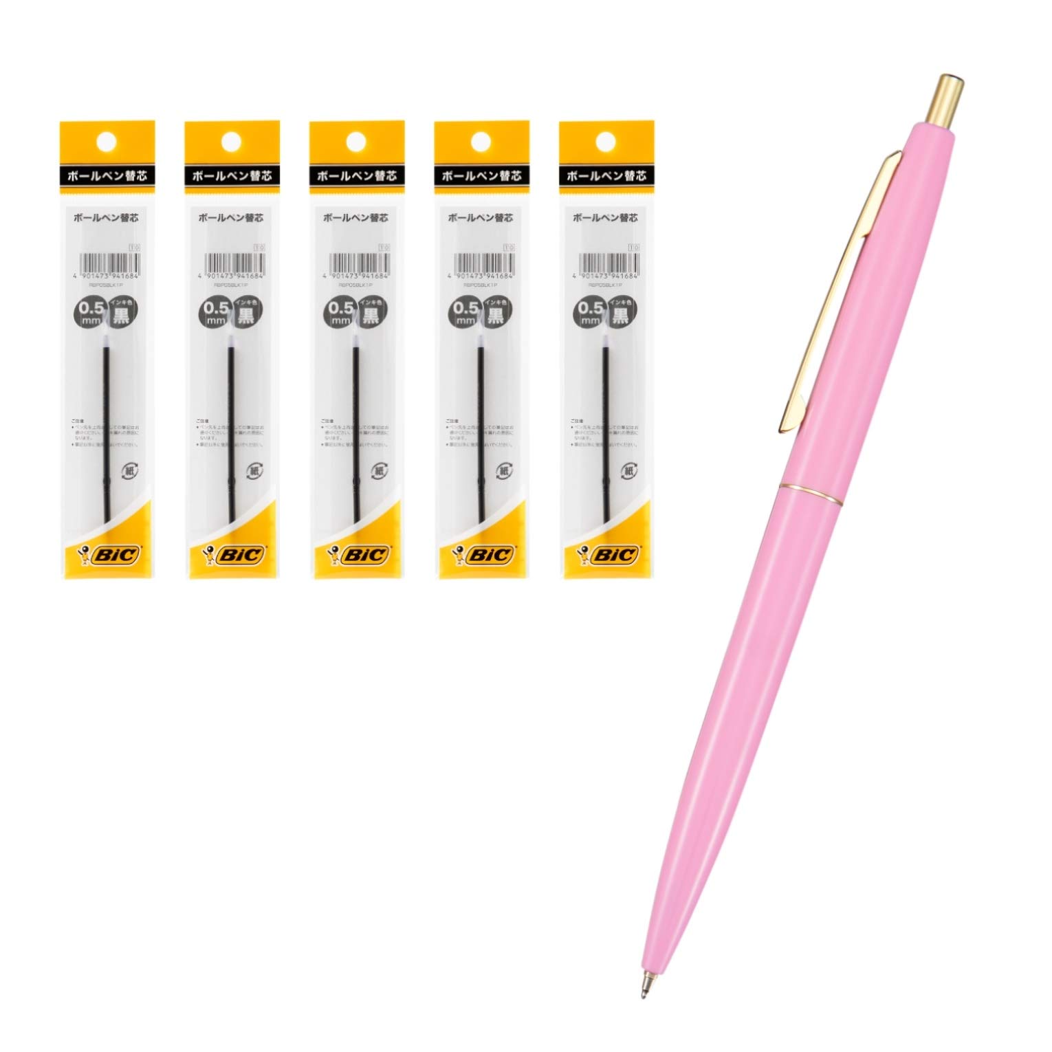 Amazon | Bicジャパン ビック(Bic) ボールペン クリックゴールド 0.5