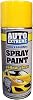 SDMAX All Purpose Yellow Gloss Spray Paint, Gloss Finish, Suitable for Wood, Metal, Plastic, Glass Surface, Easy and Quick Spraying, for Interior and Exterior Usage, 400ML (1 Pcs)