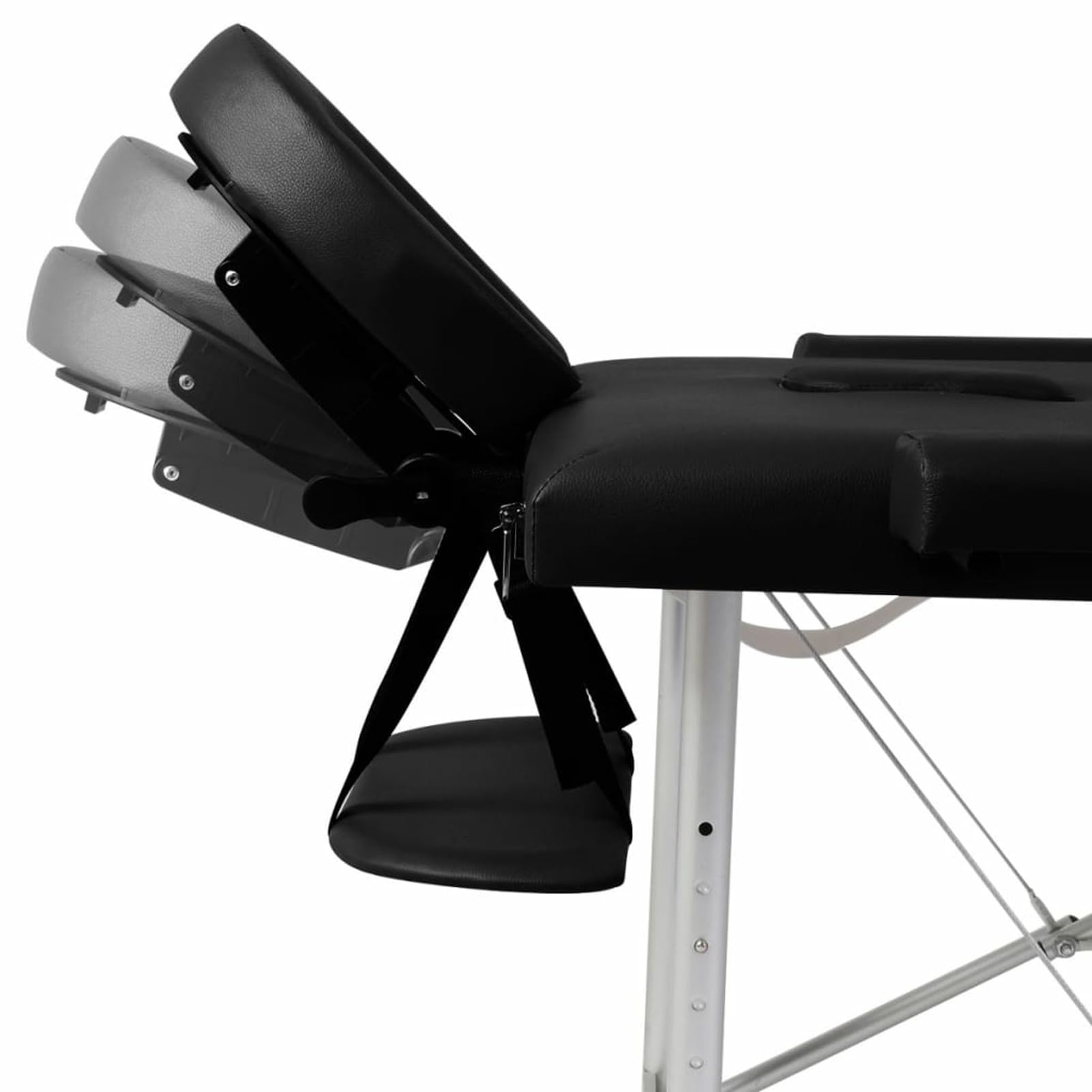 Mesa Camilla de Masaje de Aluminio Plegable de Tres cuerpos Negros, Apoyabrazos Tattoo, Camilla Tattoo, Camilla Estetica, Camilla De Espalda, Cama De Masaje, Mesa De Masaje 110092