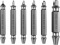 Vista 10 de Nuovoware Juego de extractor de tornillos dañados, 33 piezas mejoradas, kit extractor de tornillos pelados fácil de quitar, juego de removedor