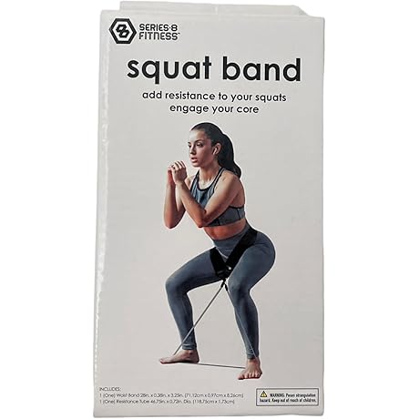 Series 8 Fitness Resistance Band, Black