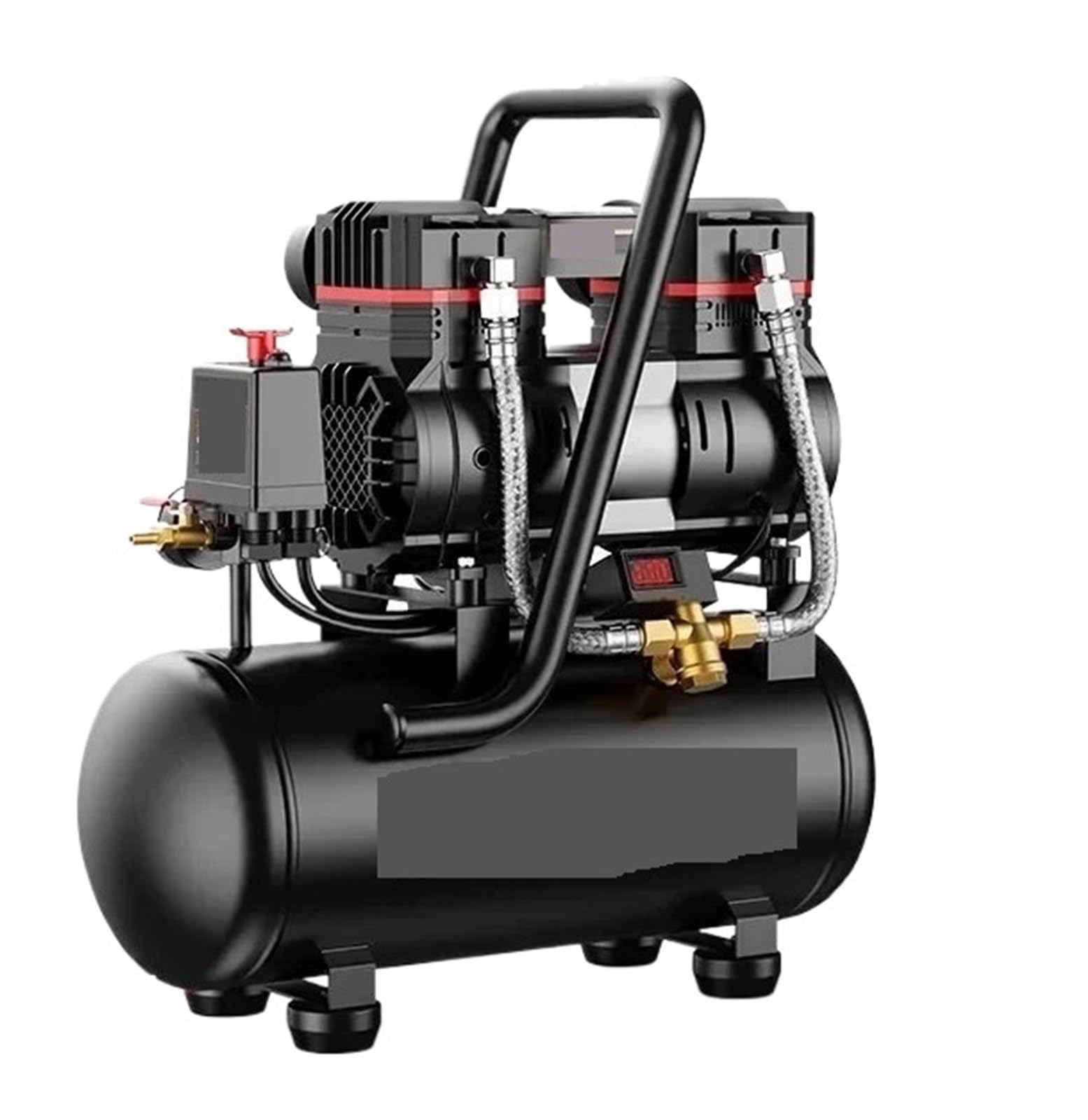 Silent Air Compressor 220V Portable Industrial Grade Woodworking Silent High Pressure Air Compressor Pump(3990W-20L-2)