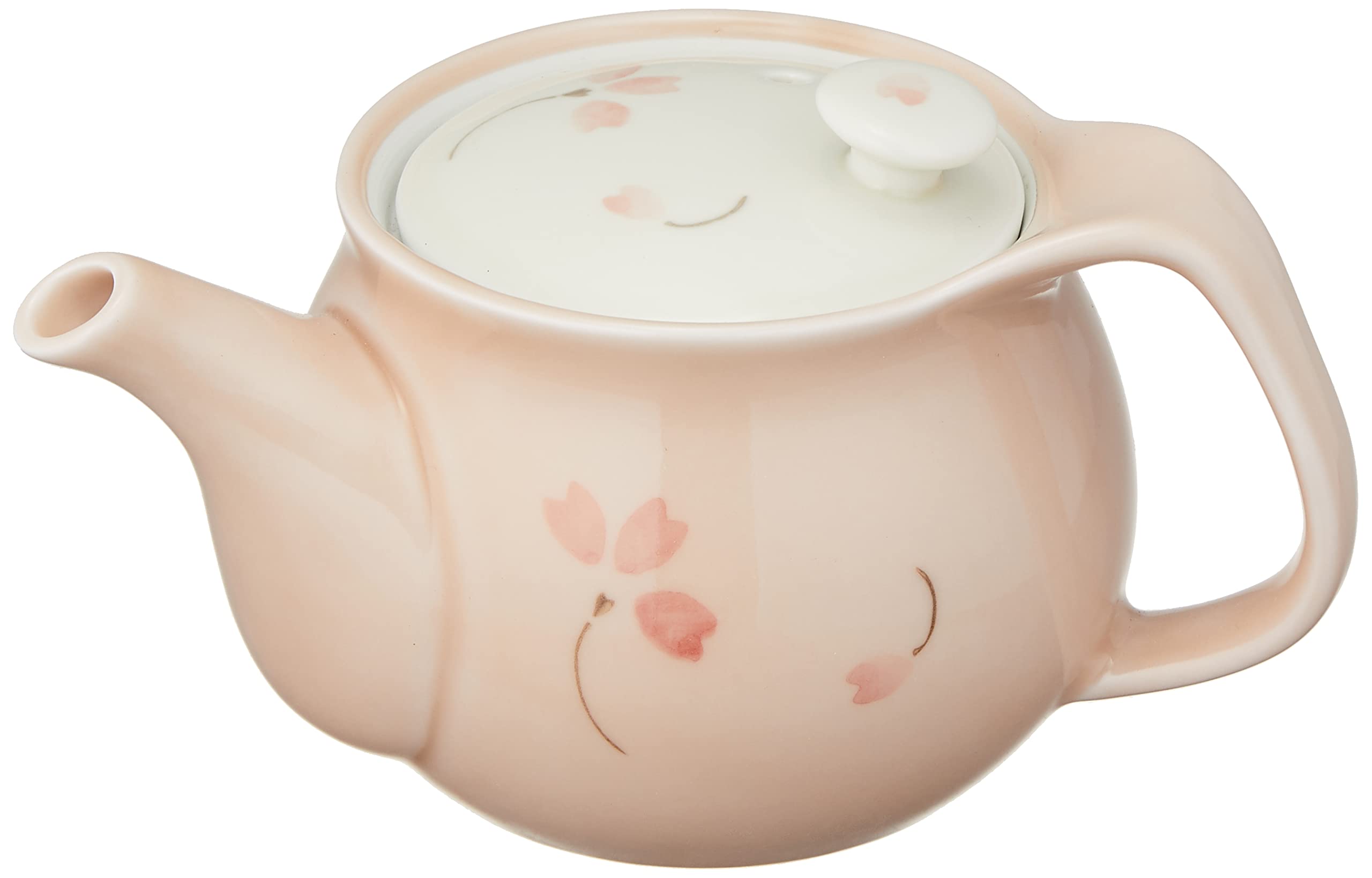 Pink Glaze Arita Porcelain Kyusu Teapot