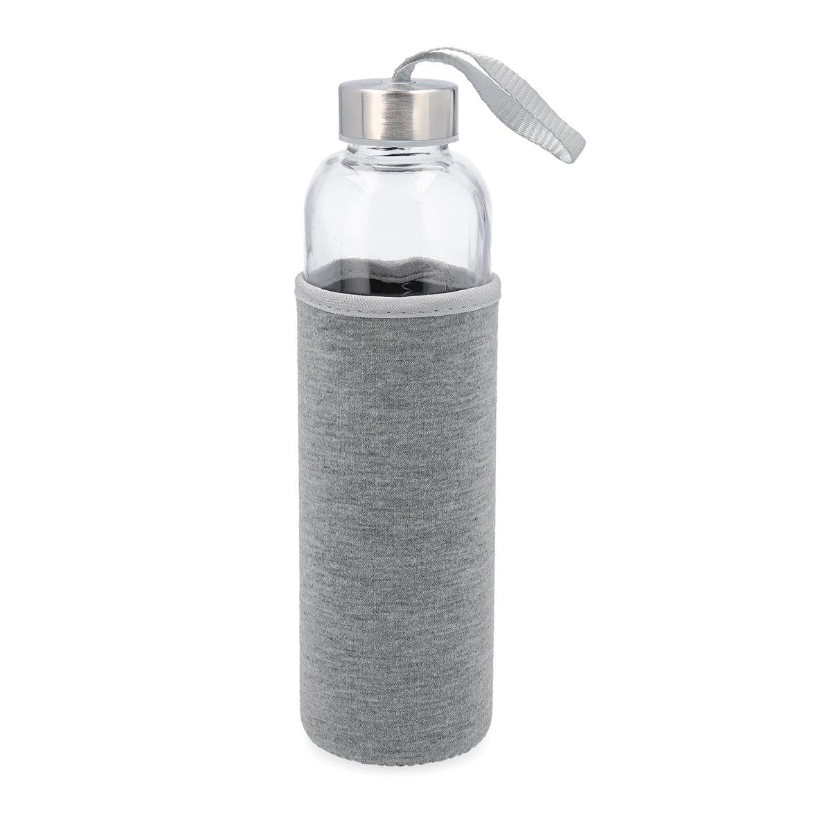 Quid Quidate Botella Transporte Vidrio con Funda Neop 0,60l Sodo No Apto Microondas Reciclable — view 6