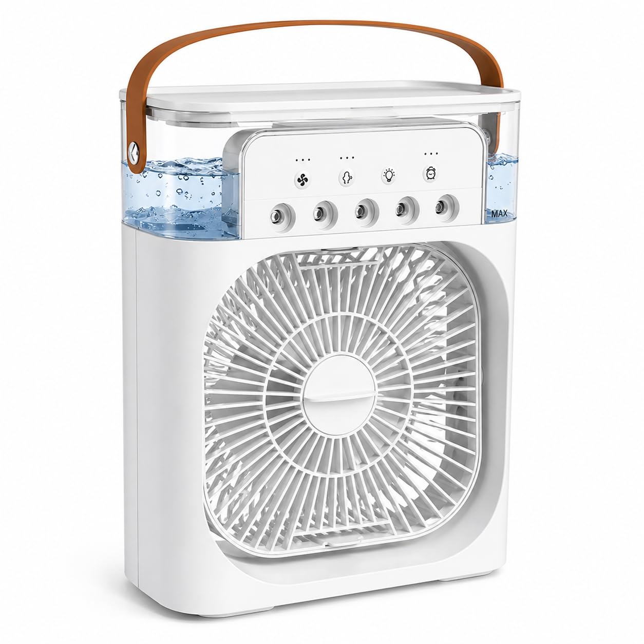 Mini Air Cooler Fan with Water Tank, Portable USB Air Conditioner