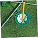 POPETPOP 2pcs Putting Hole Cup Golf Practice Aid for Indoor Putting Portable Golfing Tool for Skill Improvement and Fun for Lawn Use and Easy Storage