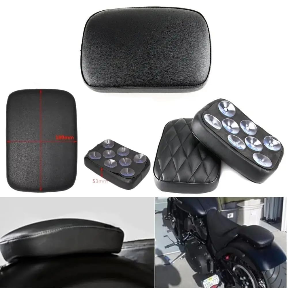 Sella pilota passeggero per moto 8 Ventose Per Sedile Passeggero Posteriore Per Moto 883 1200 Per Chopper Per Bobber Accessori Universali