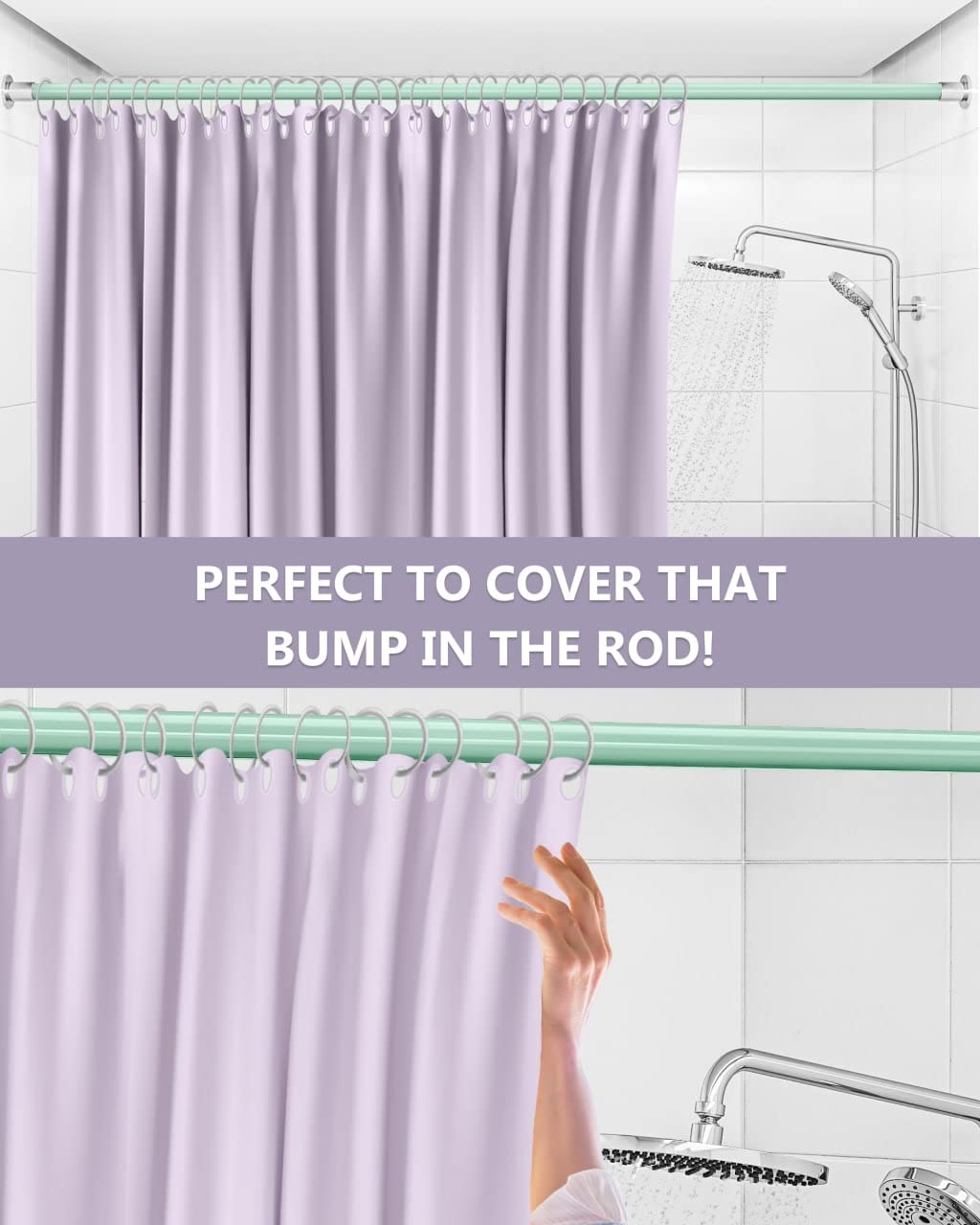 Colors Shower Curtain Rod Cover This Simple Swap Took My Bathroom From