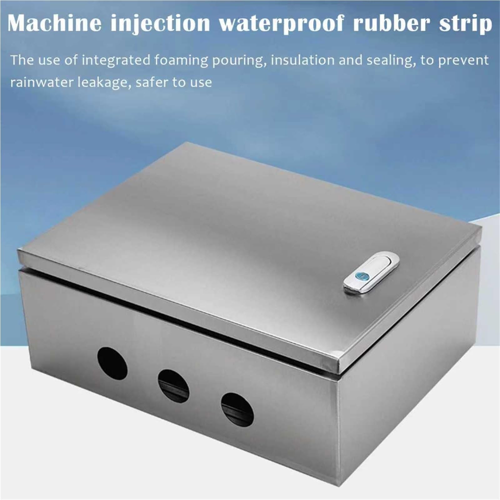 Contenitore Elettrico per Esterni, Armadio Elettrico a Parete in Acciaio Inox con sportello chiudibile a Chiave, Scatola di contenimento Esterna Resistente alle intemperie per apparecchiatur