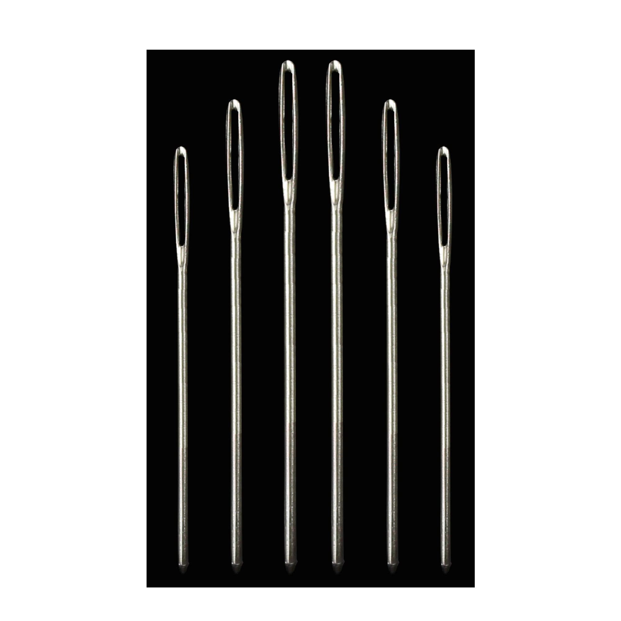 Whitecroft Essentials Silver Crafty Hand Sewing Needles Tapestry Cross Stitch Sew Needle Size 18/22