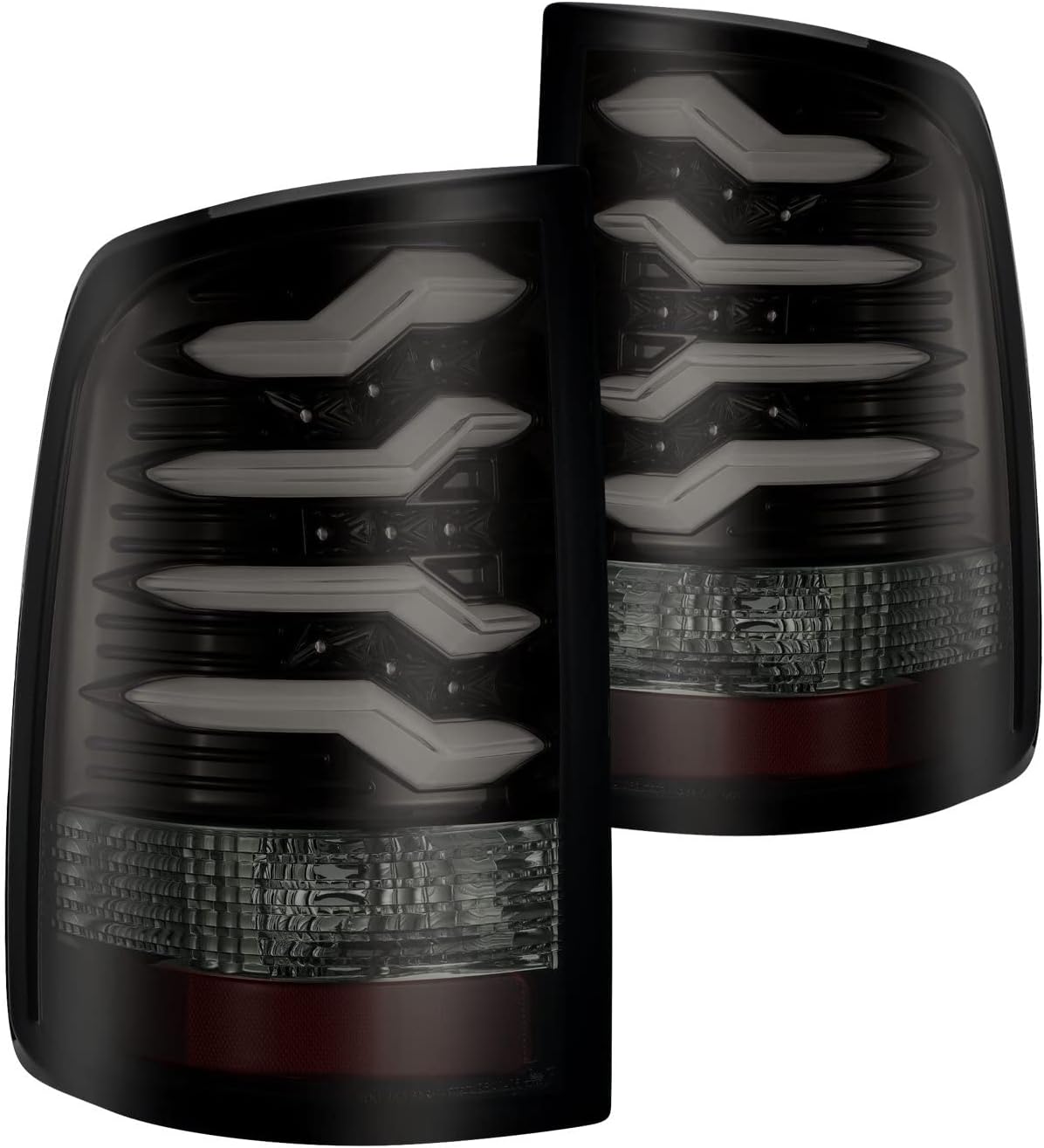 AlphaRex 09-18 Dodge Ram 1500 PRO-Series LED Tail Lights Jet Black