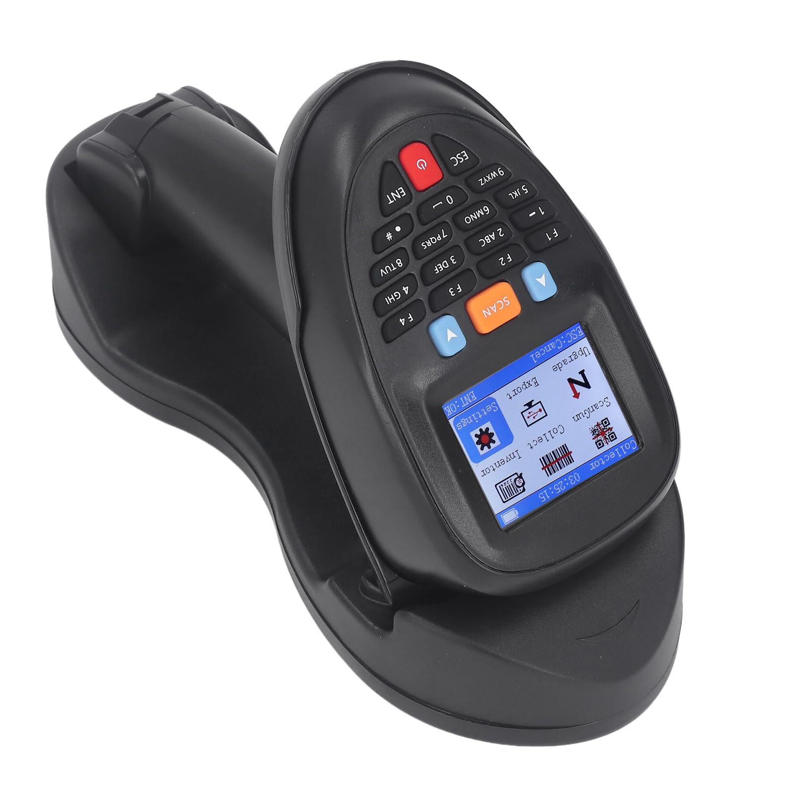 Lector del PDA 1d del USB del escáner del código de Barras 2.4ghz con la Base de Carga para el supermercado Warehouse