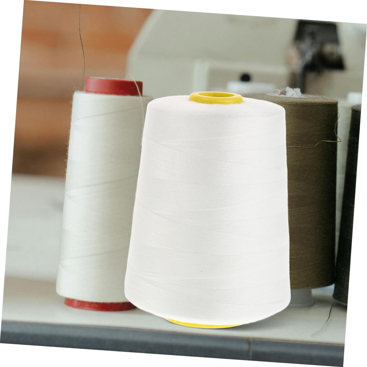 2rolls Yards Strong Sewing Thread Quilting Embroidery Floss for Heavy Duty DIY Hand Machine Sewing Smooth Performance No Snags Ample Supply