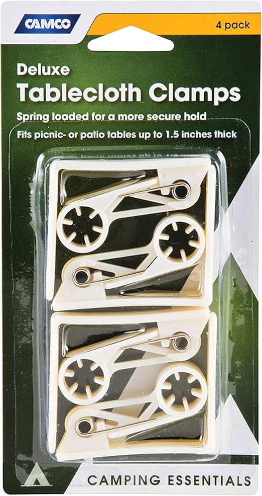 Deluxe Tablecloth Clamps Features a Spring-Loaded Design for a Strong Hold 4pcs-image-14